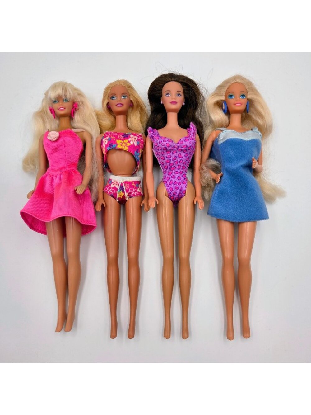 Barbie Doll Lot Hawaii Florida Vacation Teresa Mattel 4 Dolls Read